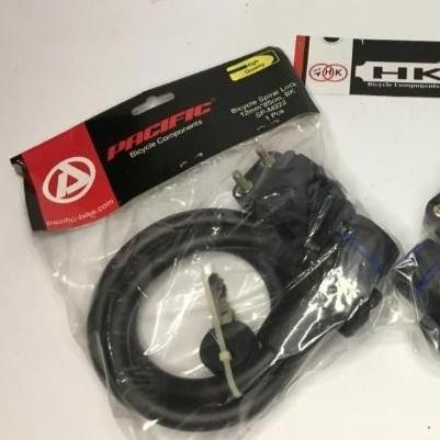 KUNCI SPIRAL SEPEDA PACIFIC