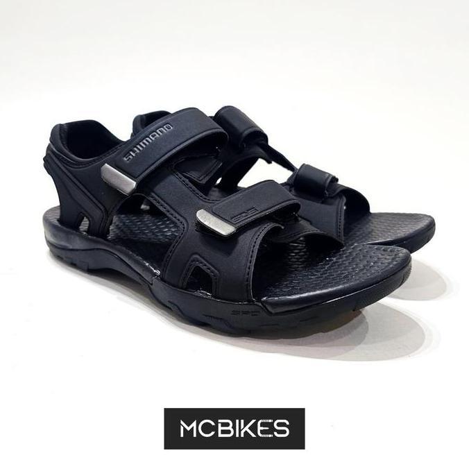 Shimano SH-SD501 SPD-Compatible Cleat Cycling Sandal - Black