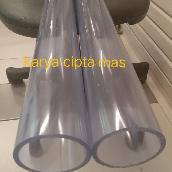 Pipa Pvc Clear Transparan 3" Inch (Pipa Pvc Bening)