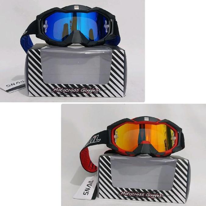 Kacamata helm Cross/trail GOGGLE SNAIL Terlaris