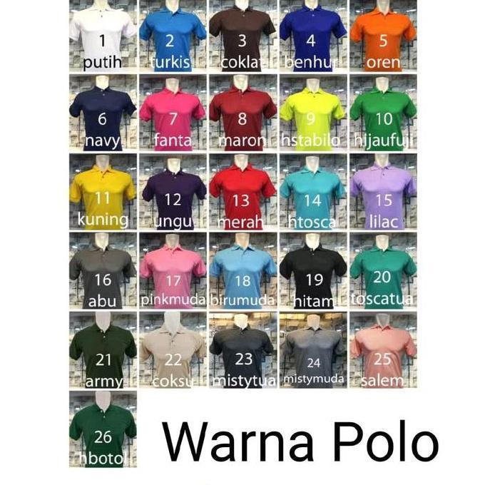 KAOS POLO BERKERAH SDGs DESA BISA REQUEST NAMA desa Di kaos // KAOS POLO SDGS DESA BISA CUSTOME NAMA