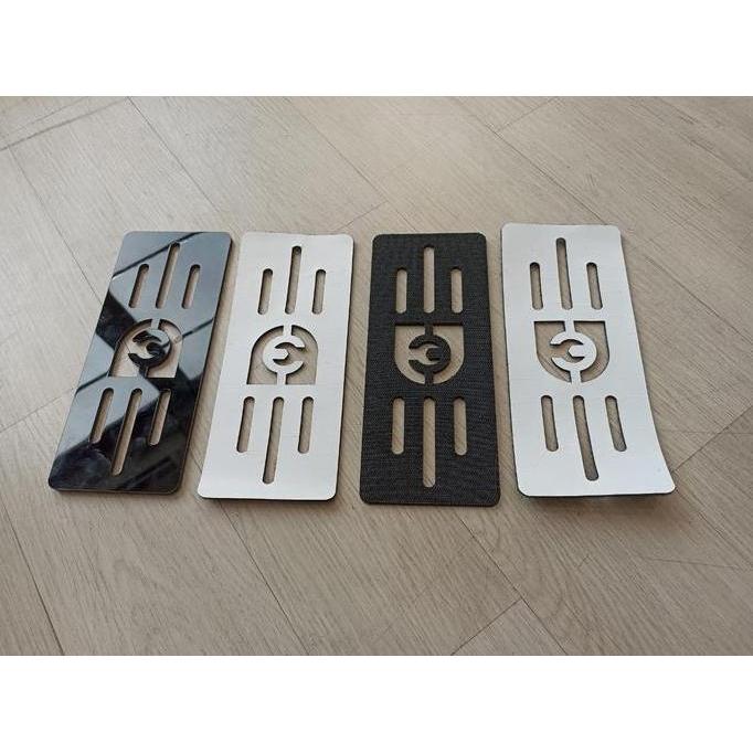 Frameless Plate Holder Plat Motor/Tatakan Plat Motor Akrilik - by Domo Terlaris