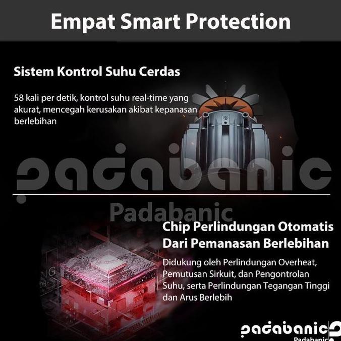 Rosandi.Rose - Padabanic A8003 3-In-1 Blow Dryer | Hair Dryer Sisir Ion Negatif Suhu Konstan