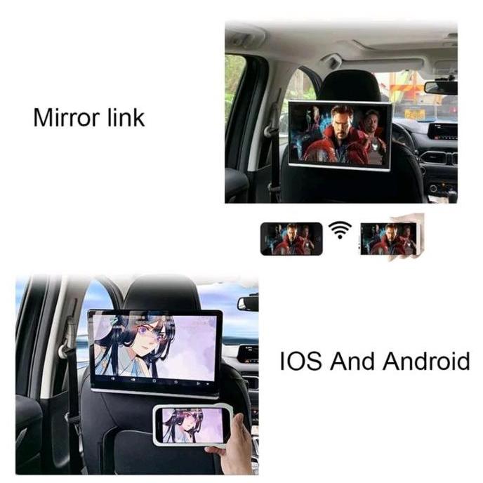 TV Headrest 10.1" ANDROID System, IPS TOUCH SCREEN, AV, HDMI Terlaris