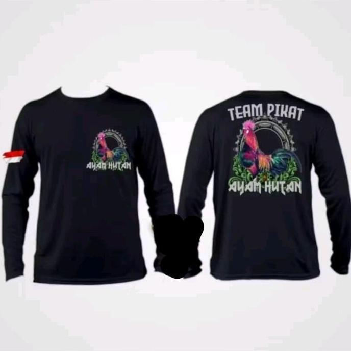 KAOS AYAM HUTAN TEAM PIKAT AYAM HUTAN LENGAN PANJANG