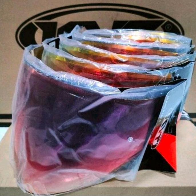Visor helm kyt nfj iridium red original kyt