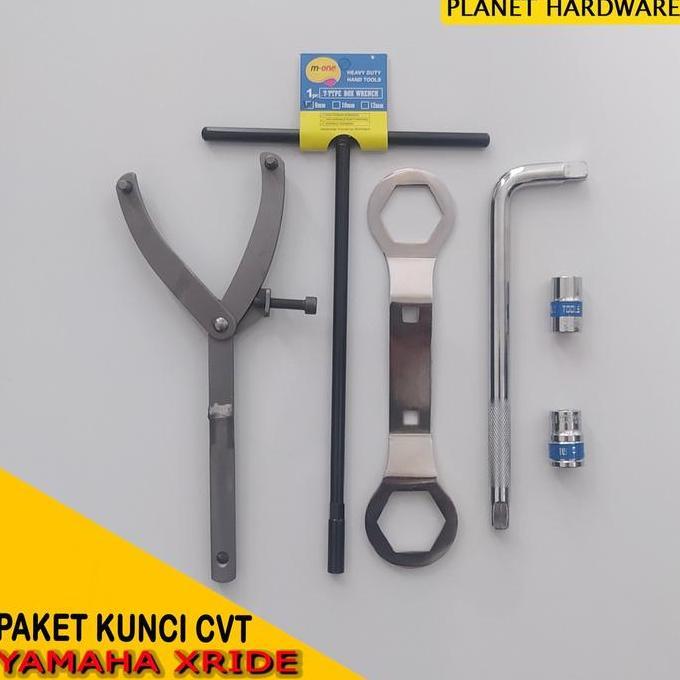 Paket Kunci CVT Yamaha X-Ride Kunci Pully 14x17 mm Bayar Di Tempat / Planet Hardware