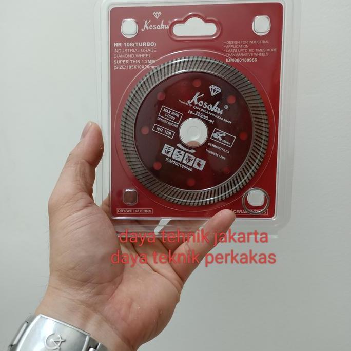 kosoku red turbo NR 108 / pisau gurinda keramik kosoku merah / diamond wheel potong granite kosoku t