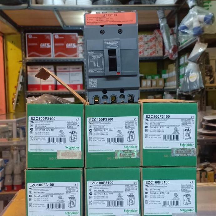 Murah MCCB easypact ezc schneider 100 amper Non COD