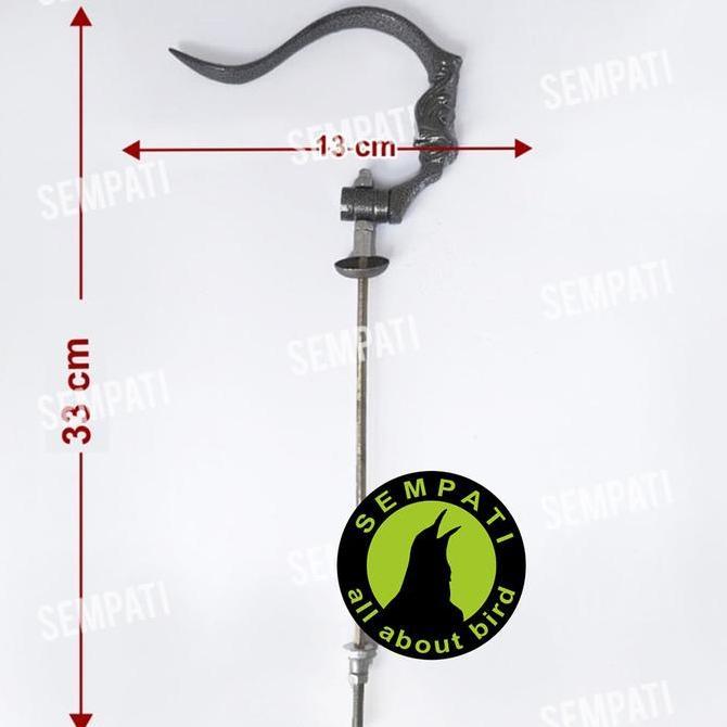 SEMPATI Gantungan Sangkar Burung Batu Batik Ukir Cantolan Kandang Murai Kotak Lovebird Love Bird Ple