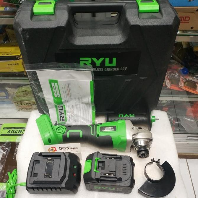 TERMURAH - Mesin gerinda Cordless Ryu - Cordless grinder RCG 20V