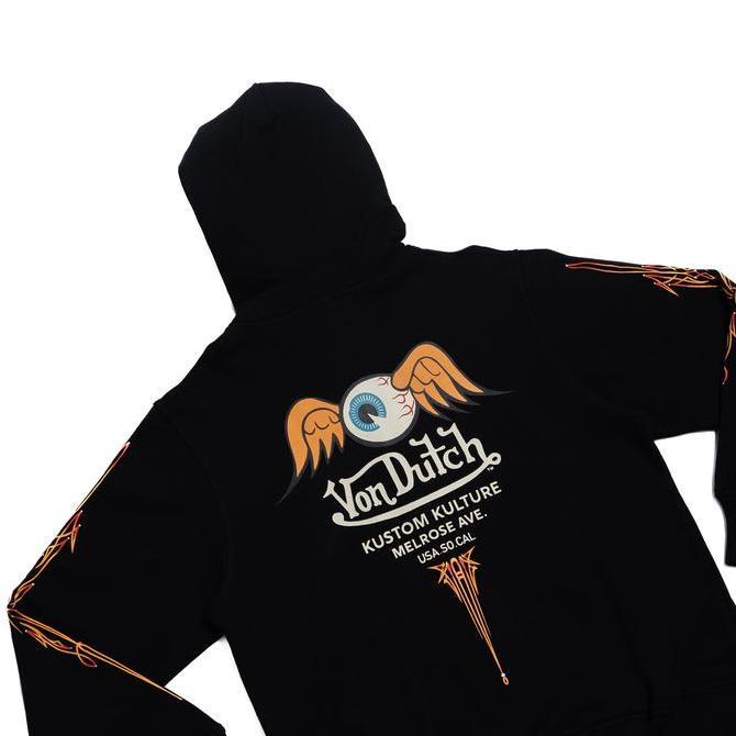Von Dutch Zipper Hoodie 1448 Black