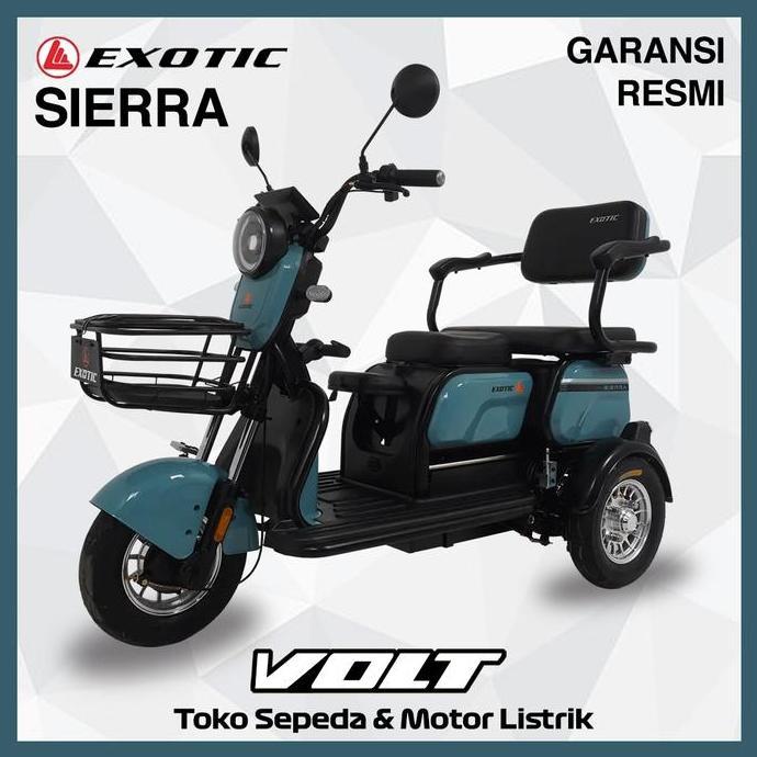 New Exotic Sierra - Sepeda Listrik Exotic Roda Tiga 800W