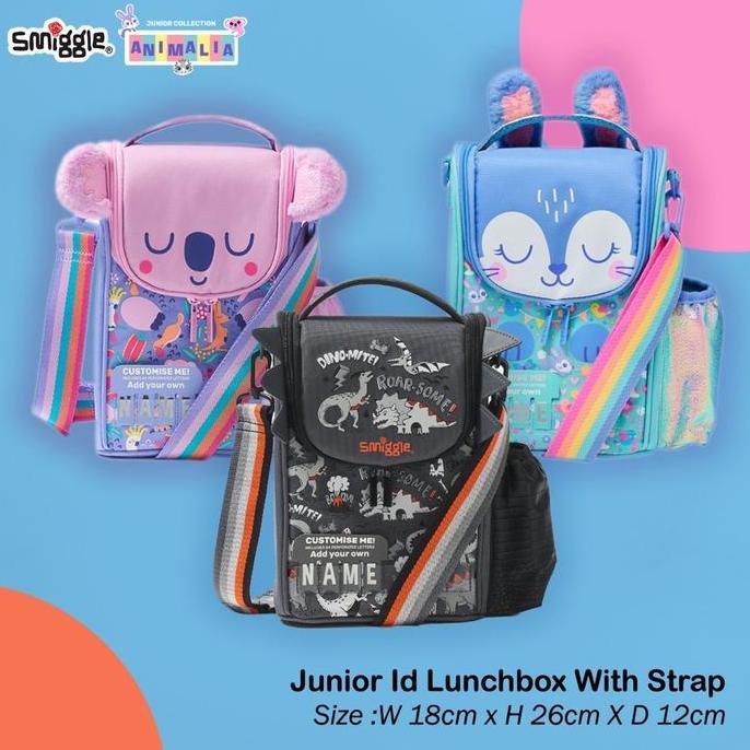 Lunchbag Smiggle Tas Bekal Makan Anak Sekolah Koala Animal Bunny Dino