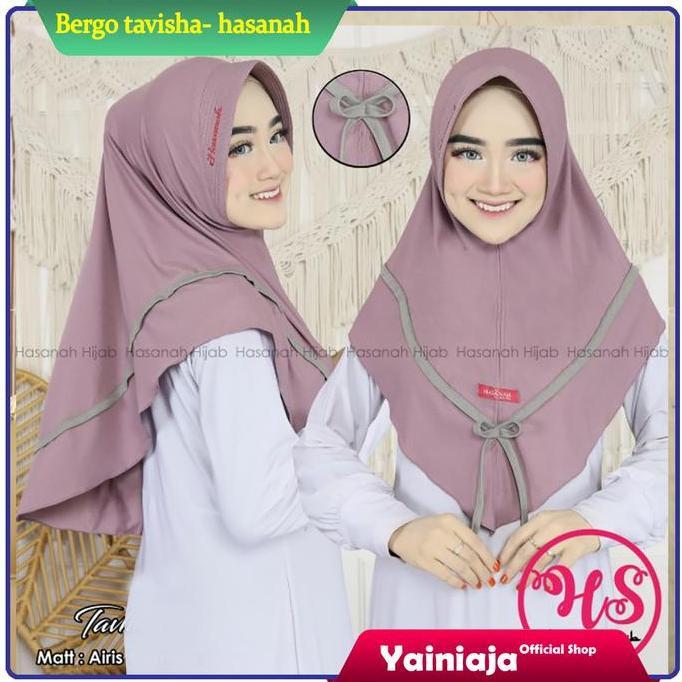 Hijab Bergo Tavisha Ori by Hasanah Hijab u Cantik