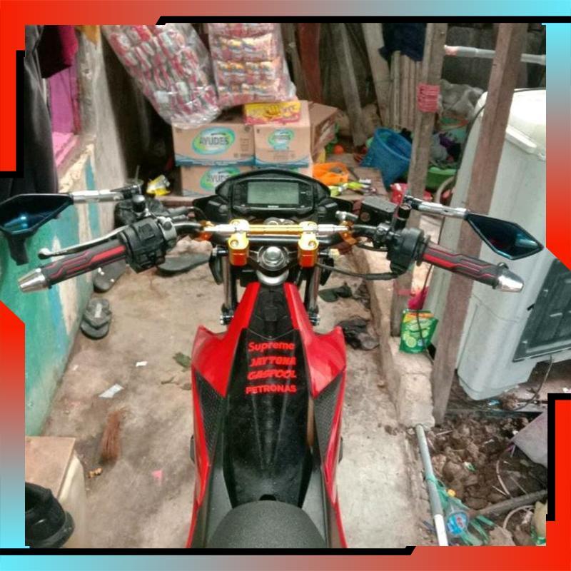Promo Stang Setang Stir Motor Rzr Racing Custom Balap Road Race Universal Motor kualitas Tebal 2mm S
