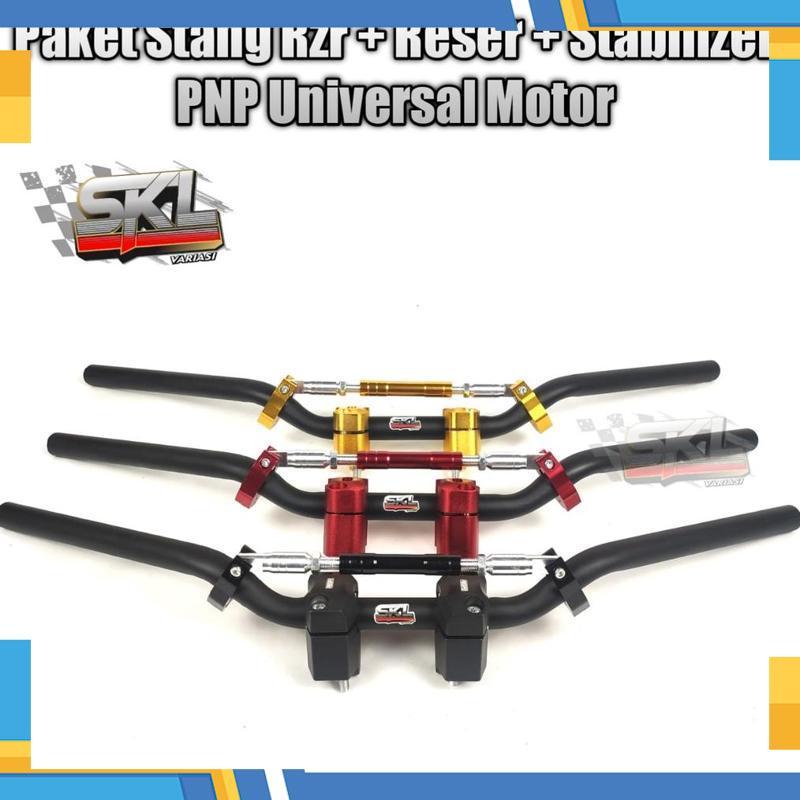Bisa COD Stang Setang Stir Motor Rzr Racing Custom Balap Road Race Universal Motor kualitas Tebal 2m