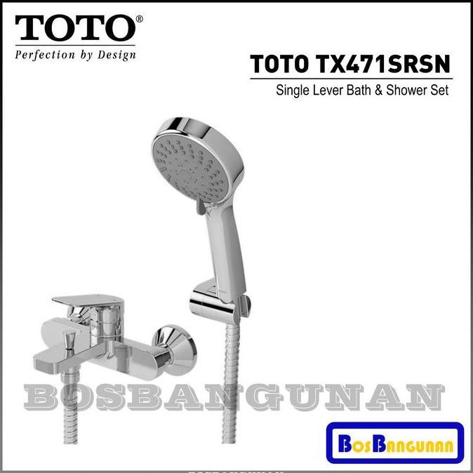 KERAN SHOWER & BATHUB TOTO TX471SRSN (PANAS DINGIN) / Keran Bathtub + Shower Set TOTO TX471SRSN / TO