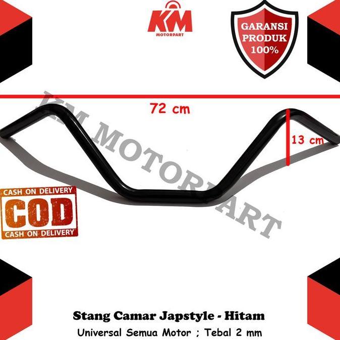 DS142 - Stang Camar Japstyle Stir Setang Variasi Modif Racing Cocok Universal Vixon Megapro RxKing T