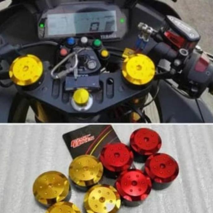 DV261 - Fastbikes Cover Tutup As Shock Upside Down Full CNC Xabre R15 v3 Vixion New