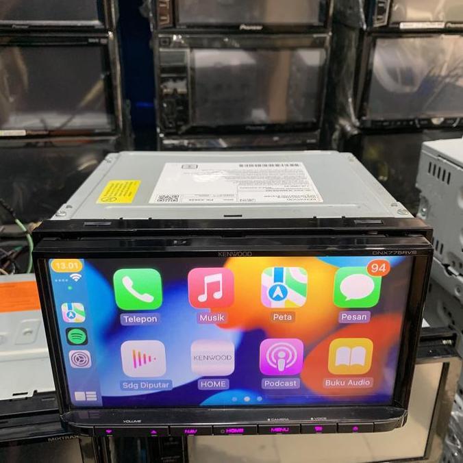 Head unit KENWOOD DNX775RVS Hires Apple carplay Android auto