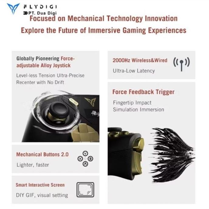 FLYDIGI APEX 4 Elite Gaming Controller Black Myth Wukong Edition