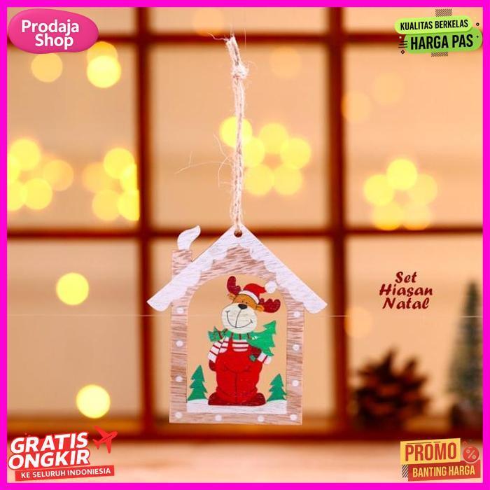 Berkualitas Set Hiasan Natal Home 1 Set Isi 3 Pcs Gantungan Hiasan Pohon Natal Dekorasi Natal Hiasan