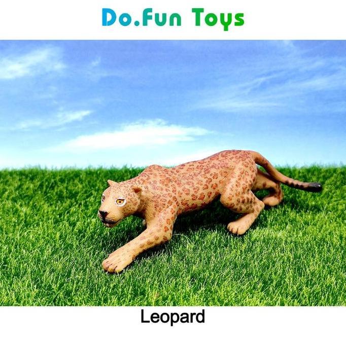 Leopard New Animal Figure / Miniatur Mainan Binatang Macan Tutul