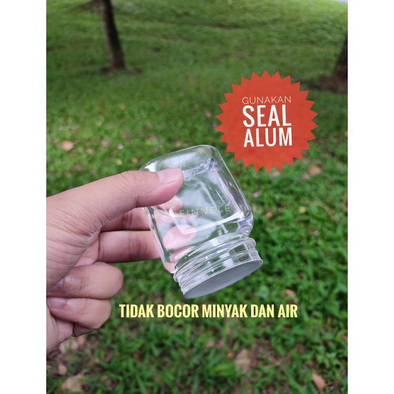 Bisa Cod Toples Kotak 150Ml Plastik / Toples Sambal / Toples Bumbu / Toples Bawang / Jar Coklat Sela