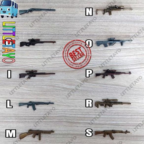 MINIATUR SENJATA API SKALA 18 1:18 JOYTOY GIJOE WEAPON PISTOL SENAPAN