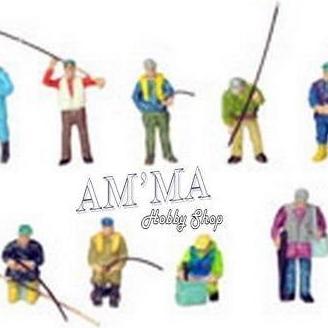 Tomytec n scale 1/150 ama figure pemancing / angler