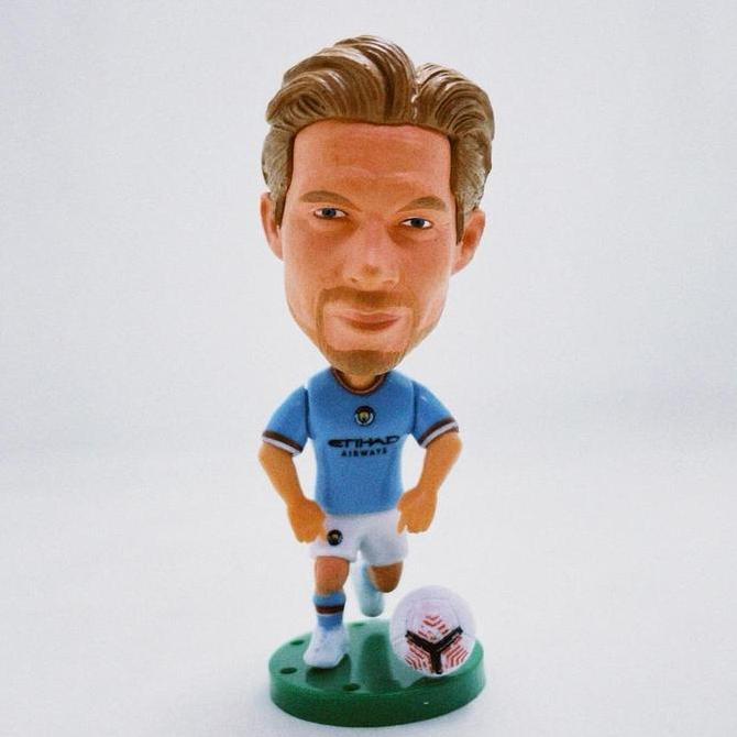 Action figure Kevin De Bruyne Manchester city 2022 soccerwe new Head Model