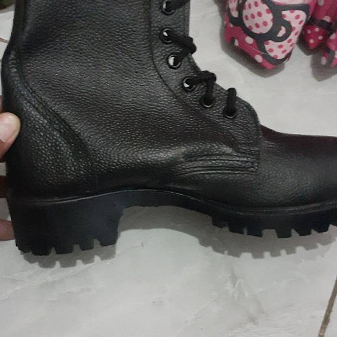 SEPATU PDL KULIT JERUK TNI AD