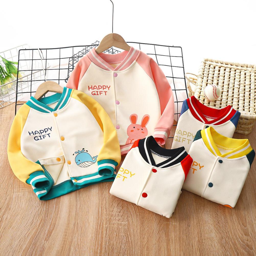 (6Bln-4Thn) Jacket Baseball Anak /Jacket Kancing Bahan Tebal / Jacket Anak Cowok / Jacket Anak Cewek