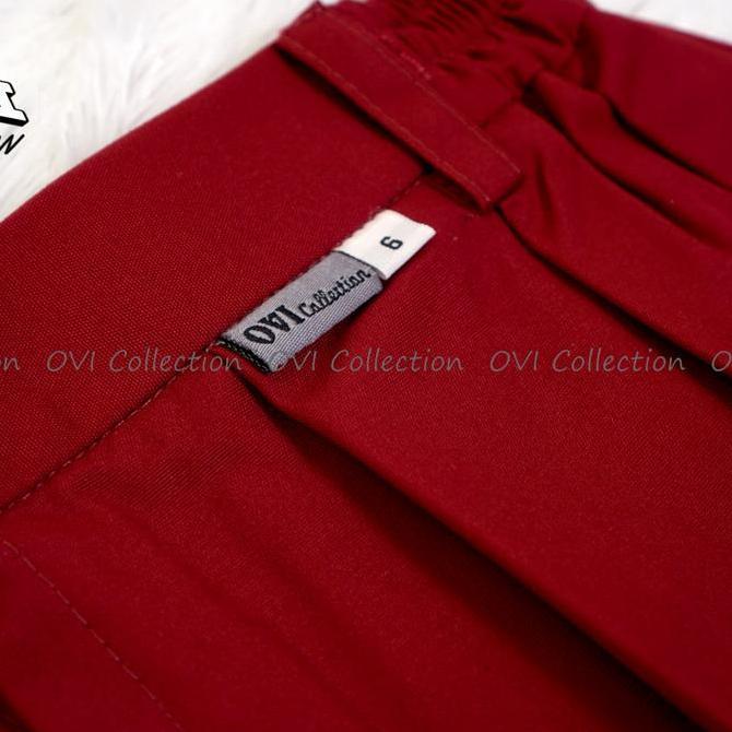 seragam sekolah rok pendek sd-rok sd merah pendek