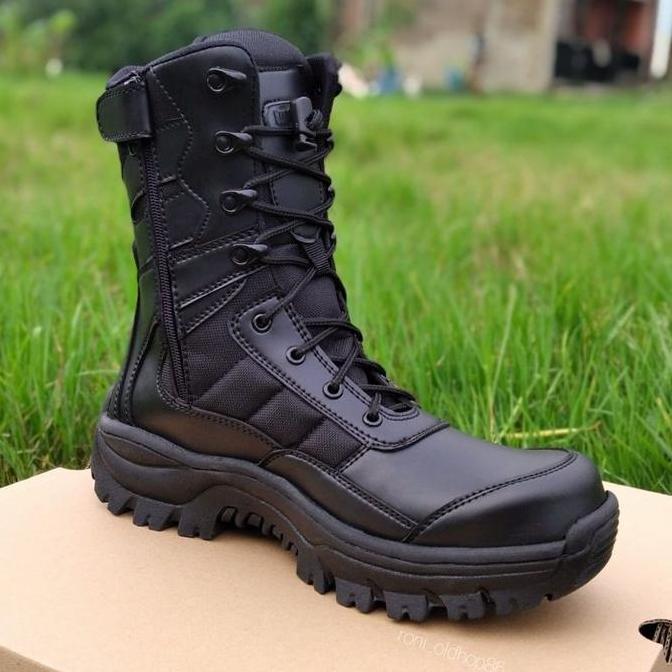 Sepatu PDL SATPAM TNI AU AD AL POLRI Security 2022 Safety B00ts Ujung Besi