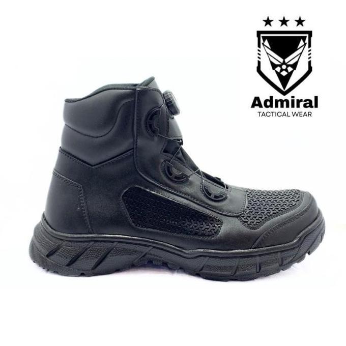 Sepatu PDH Tali Putar TNI POLRI Tactical Security Boa Dinas Lapangan
