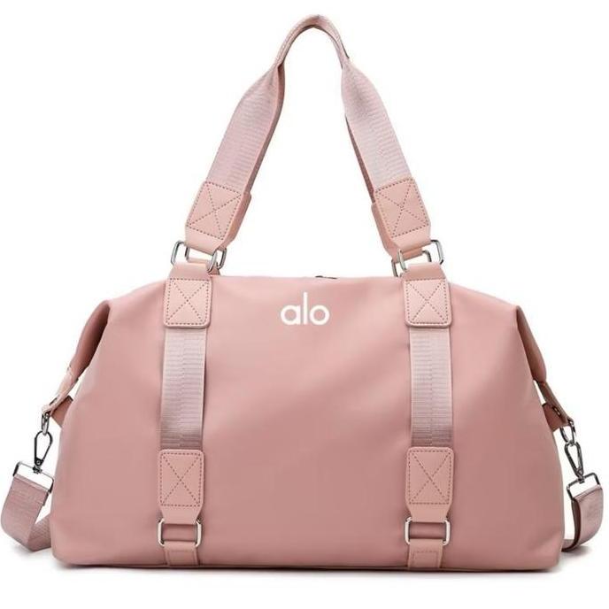 TAS DUFFLE BAGS 4LO YOGA ORIGINAL PINK / TAS OLAHRAGA PRIA WANITA / TAS GYM PRIA WANITA