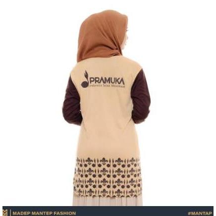 Kaos Pramuka Tunik Lengan Panjang Terbaru Kaos Pramuka Kegiatan Pramuka Coklat - Kaos Pramuka Tunik