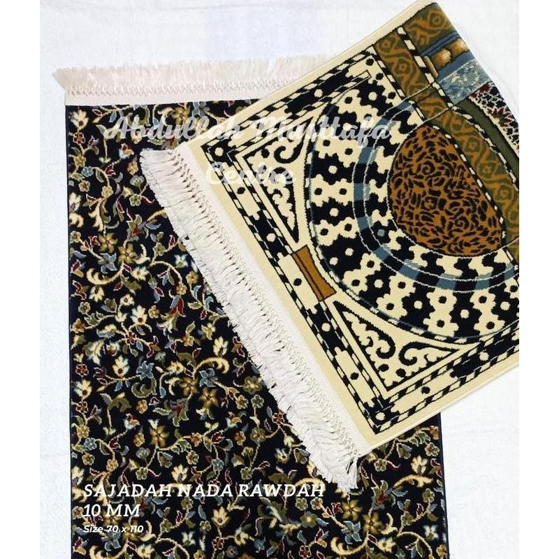 Sajadah Imam Masjid Tebal dan Nyaman Tebal 8mm Ukuran 70x110 cm Nada Rawdah Madinah Original + BOX -
