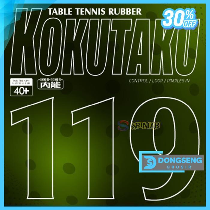 KOKUTAKU 119 | KARET PINGPONG TENIS MEJA BINTIK TERJAMIN BEST