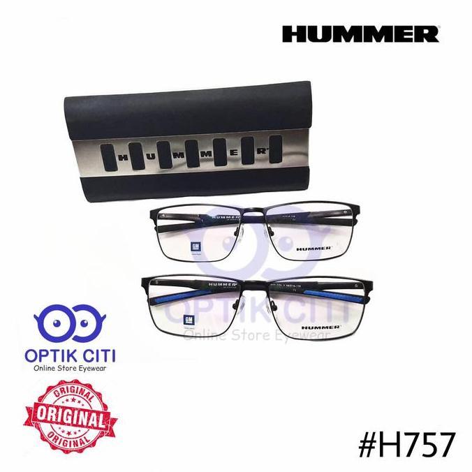 frame kacamata pria original hummer 757 sporty ada pegas ringan Terlaris