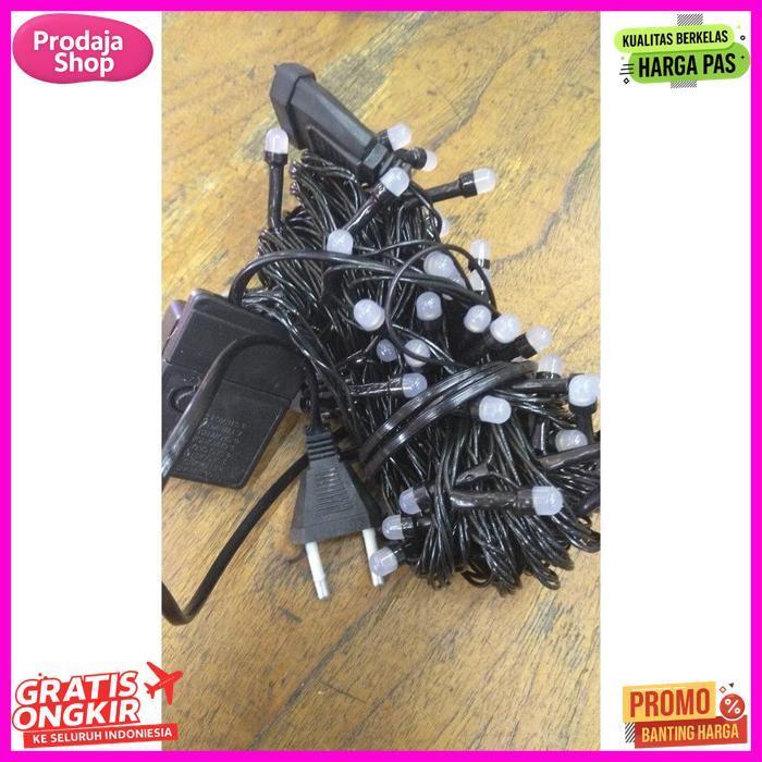 Berkualitas Lampu Natal Tumblr Led Kabel Tebal Hitam Warm White Kuning Rgb Warna Warni 10 Meter 10M 