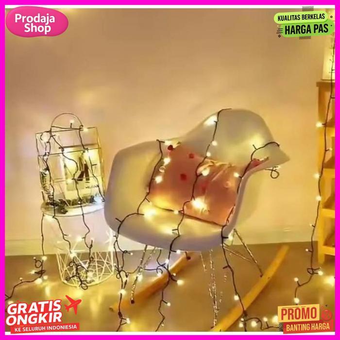 Promo Yeraya Lampu Natal Rice 100 Led 4Meter Lampu Pohon Natal Panjang Lampu Led Hias Kamar Natal La
