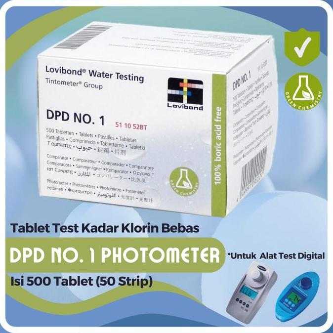 Refill Pool Test Kit Chlorine Lovibond Dpd No.1 For Photometer