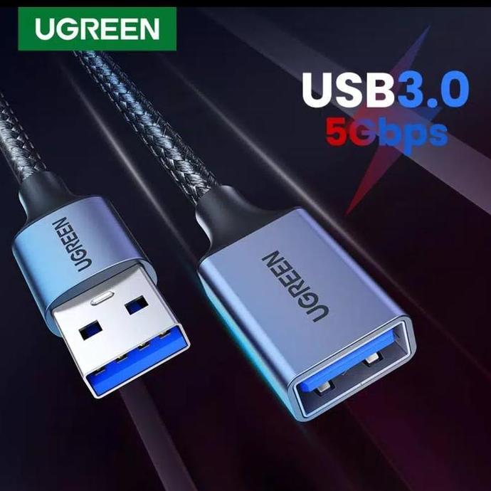Ugreen Usb 3.0 Extension Male Braided - Ugreen Usb Extension 3.0 5Gbs TERBARU