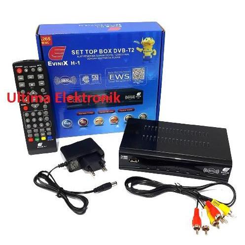 SET TOP BOX EVINIX H1 NEW DVB T2 DVB C