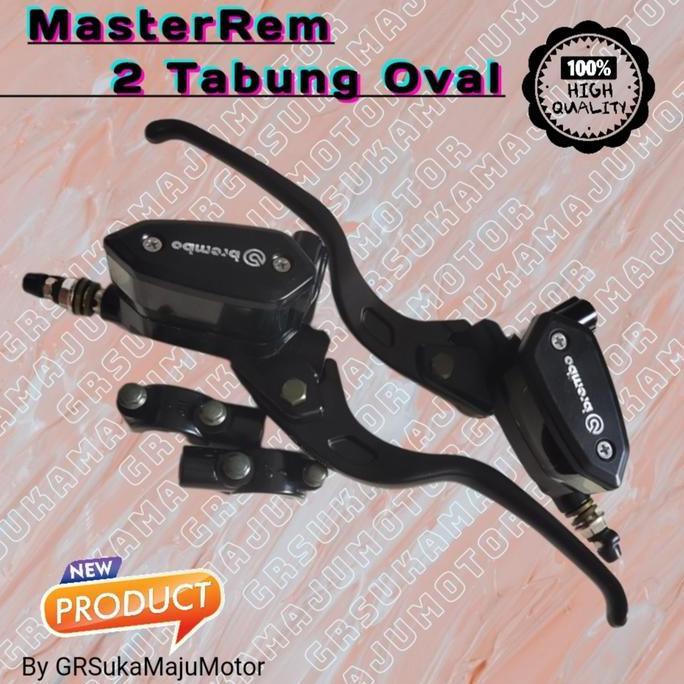 Master Rem Brembo 2 Tabung Oval Brembo NMAX PCX XMAX LEXI ADV Sepasang