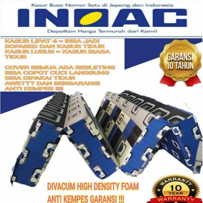 KASUR BUSA LIPAT INOAC TEBAL 5CM 10CM 15CM INOAC GARANSI KUN
