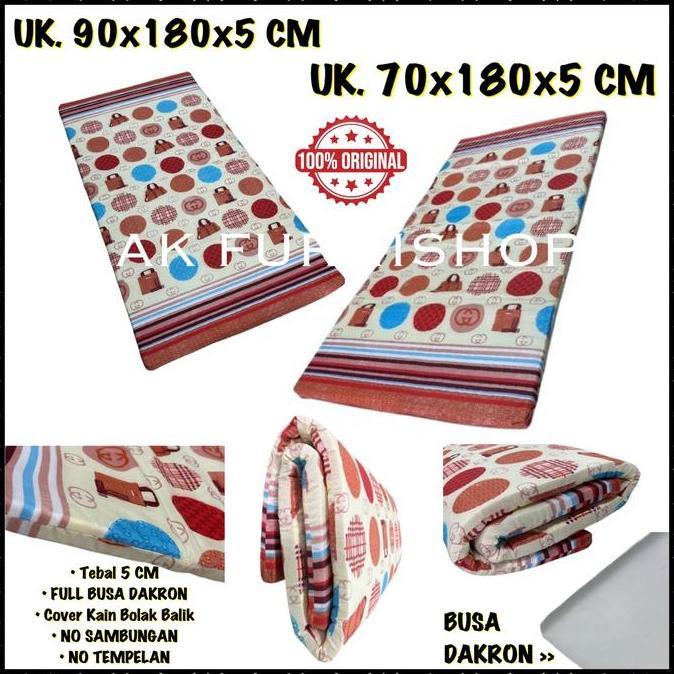 Kasur Lipat Busa Dakron Murah Tebal 5 CM - Kasur Lantai Ekonomis